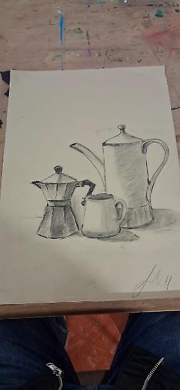 Dalle gallerie d'arte al centro di sostegno: gli Artisti Scledensi insegnano a disegnare agli ospiti di Casa Bakhita
