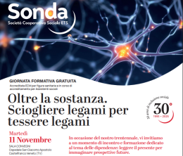 “Oltre la sostanza”: a Castelfranco un convegno di Sonda Coop sulle nuove dipendenze