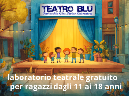 A Borgo Roma torna il “Q.B.R. Theatre Lab”, un laboratorio teatrale gratuito per ragazzi dagli 11 ai 18 anni
