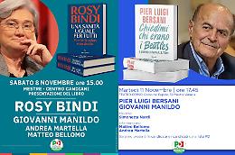 Rosy Bindi e Pier Luigi Bersani fanno tappa in Veneto per sostenere Giovanni Manildo