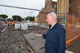 Trebaseleghe, completata la prima fase di restyling di piazza Marconi