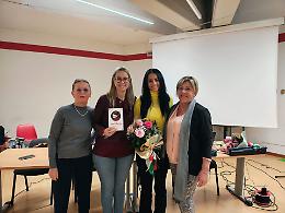  Loreggia . Giornata contro la violenza sulle donne. L'amministrazione di Loreggia incontra Amani El Nasif nelle classi del Canova