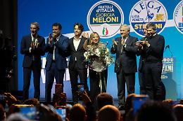 A Padova Alberto Stefani chiude la campagna elettorale alla presenza dei vertici nazionali del centrodestra