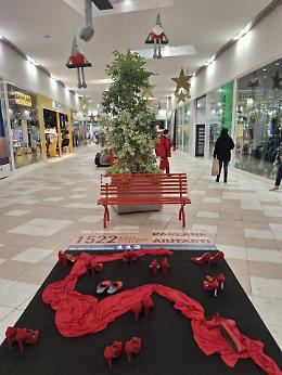 Un nuovo segnale permanente contro la violenza sulle donne al Centro Commerciale Panorama di Villorba