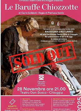 Chioggia celebra gli 80 anni del Piccolo Teatro con il tutto esaurito per “Le Baruffe Chiozzotte”