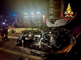 Notte da incubo a Vicenza: scontro all'incrocio tra via Quadri e via Fusinieri