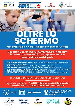 “Oltre lo Schermo”: a Bibione un incontro per guidare bambini e adolescenti verso un uso consapevole del digitale