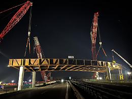 Tessera, concluse le attività di varo del nuovo viadotto di collegamento al Bosco dello Sport