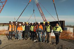 Completato in anticipo il montaggio del nuovo viadotto sul raccordo autostradale di Tessera