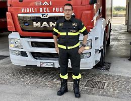 Alberto Maiolo nuovo Comandante dei Vigili del Fuoco di Venezia, il presidente Stefani gli dà il benvenuto