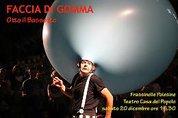 Il teatro di gomma arriva a Frassinelle: Otto il Bassotto sul palco con &ldquo;Faccia di gomma for Christmas&rdquo;