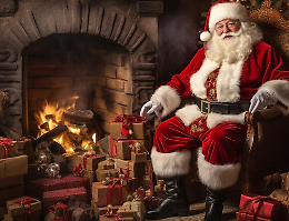 Babbo Natale e il camino: la leggenda del dono che scende dal focolare