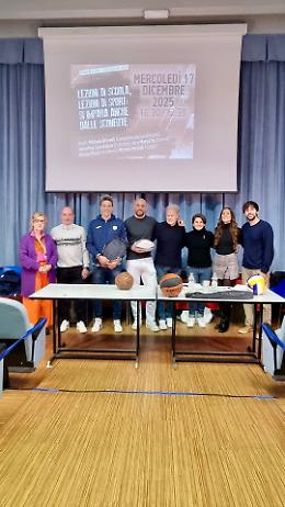 A Ponte Crencano gli atleti veneti portano le lezioni dello sport nelle classi delle scuole medie