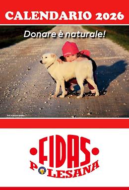 Adria, Il nuovo calendario di Fidas Polesana donatori sangue