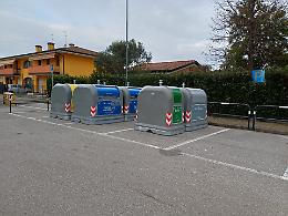 Campodarsego: nuova isola ecologica H24 in Piazza Pertini