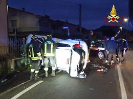 Schianto a Schio nel giorno di Natale: un ferito e due auto coinvolte