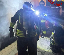 Incendio nel seminterrato di una casa, paura a Isola Vicentina