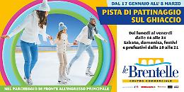 Al centro commerciale Le Brentelle torna la pista di pattinaggio: il campetto rester&agrave; aperto fino a marzo