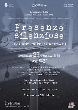 "Presenze Silenziose": un itinerario nella memoria storica di Rovigo