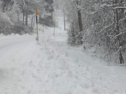 Emergenza neve tra Treviso e Vicenza: chiusa la strada per salire a Cima Grappa