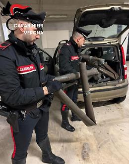 Furto di rame in abitazione: bloccati in fuga con oltre 45 chili di tubi