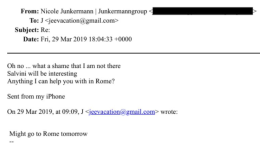 Epstein files, spunta il nome di Salvini nelle conversazioni tra il finanziere statunitense e Bannon