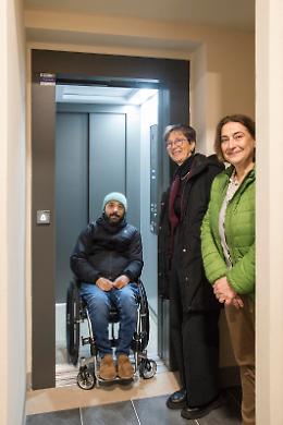 Palazzo Moroni pi&ugrave; accessibile: inaugurato l'ascensore che apre le porte della democrazia