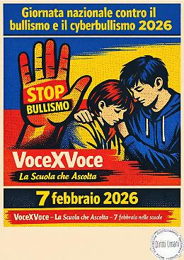 7 Febbraio 2026: Giornata Nazionale contro il Bullismo e il Cyberbullismo, il CNDDU lancia un appello alla comunit&agrave; scolastica