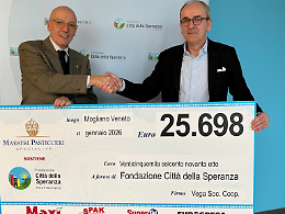 Padova, il Gruppo Vega sostiene ancora Citt&agrave; della Speranza: raccolti oltre 25.000 euro