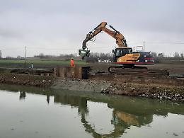 A Codevigo intervento-lampo sullo scolo Altipiano
