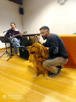 Vigonovo celebra la storia del golden retriever cieco