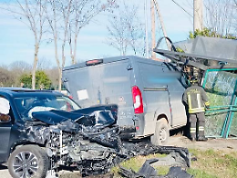 Grave incidente nella Marca: tre feriti a Trevignano