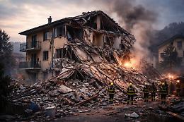 Esplosione e crollo a Negrar, palazzina distrutta: un morto e tre feriti