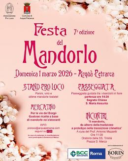 Arqu&agrave; Petrarca celebra la primavera con la Festa del Mandorlo