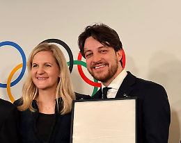Ordine Olimpico al Veneto, Stefani premiato dal CIO