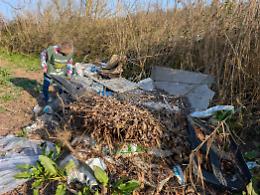 Discarica abusiva nella golena del Po a Bottrighe 
 