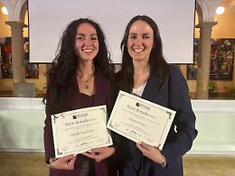 Due sorelle di Chioggia premiate da Banca Adria Colli Euganei per merito e studio