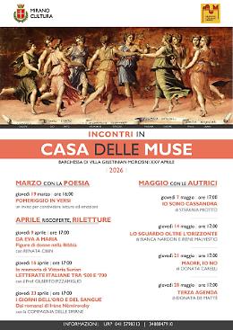 Incontri in Casa delle Muse: la primavera della letteratura al femminile a Mirano