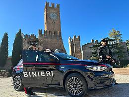 Ubriaco e fuori controllo in un giardino privato: aggredisce i Carabinieri, arrestato