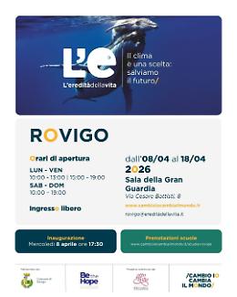 Rovigo ospita &ldquo;L&rsquo;eredit&agrave; della vita&rdquo;: una mostra per riflettere sulla crisi climatica