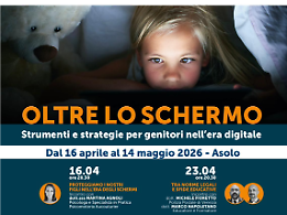 Ad Asolo parte &ldquo;Oltre lo schermo&rdquo;, quattro incontri per aiutare le famiglie tra social, tecnologia e vita quotidiana dei pi&ugrave; giovani