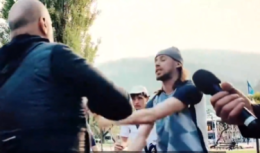 Aggredita a Trento la troupe televisiva di "Fuori dal coro" durante un servizio in piazza Dante