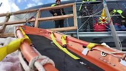 A Cortina prove di soccorso dei Vigili del Fuoco in vista delle gare di bob e slittino