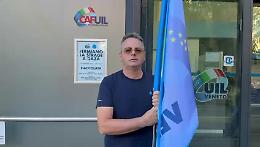 Mestre ha acceso una luce per Gaza: in centinaia alla fiaccolata della Uil Veneto