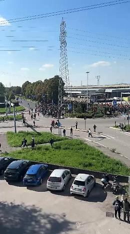 Sciopero a Padova: bloccato l'interporto in nome di Gaza e della Flotilla