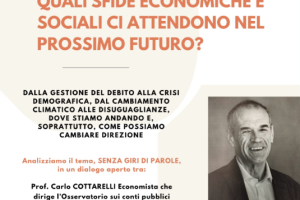 Il prof. Carlo Cottarelli a Thiene per un confronto sull’economia tra incertezze globali e ricadute regionali
