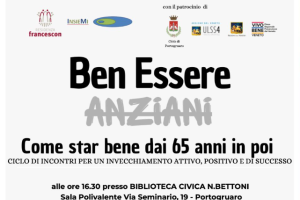 Portogruaro, parte un ciclo di incontri per imparare a stare meglio dopo i 65 anni