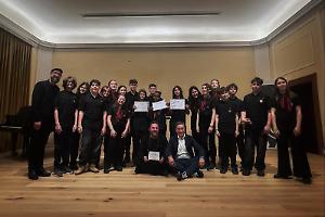 Vittoria record per il coro di voci bianche del conservatorio di Rovigo a Belluno