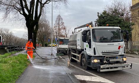Maltempo pulizia strade