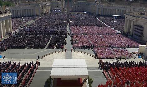 Foto tratta dalla diretta Vatican News